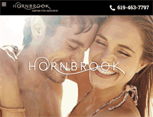 Tablet Screenshot of hornbrook.com